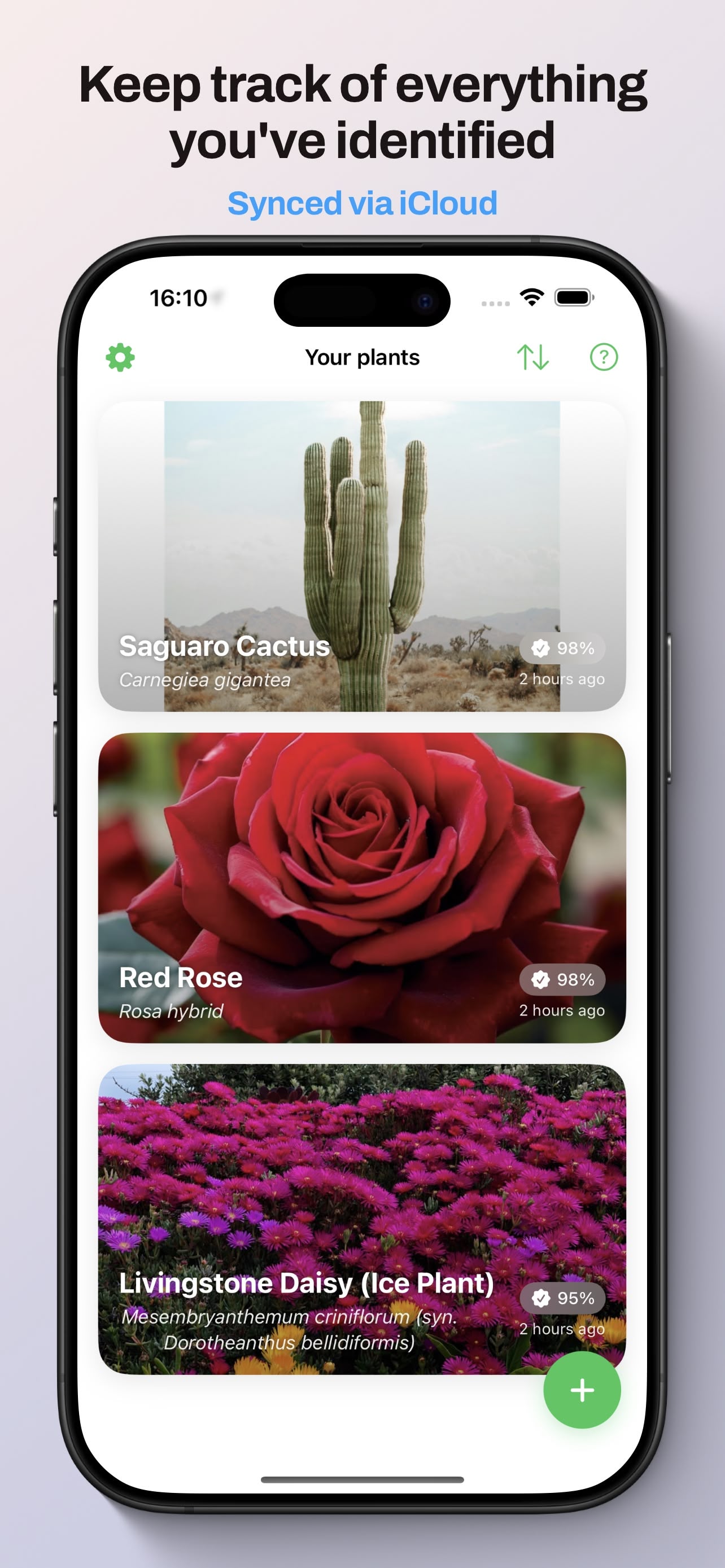Plant Collection Interface